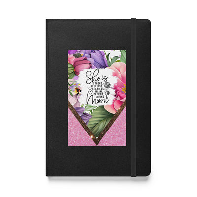 Hardcover Bound Notebook She Is MomWhether crafting a masterpiece or brainstorming the next big idea, this notebook will inspire your inner wordsmith. The product features 80 lined, cream-colored pageHardcover Bound Notebook