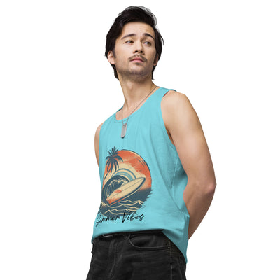 Men’s Premium Tank Top Summer VintageIt’s always a good decision to invest in premium-quality basics that’ll look good and last long. The men’s premium tank top is exceptionally soft and smooth and madePremium Tank Top Summer Vintage