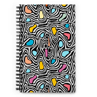 Spiral Notebook Zebra PrintA good notebook can help you with motivation to take more notes, write down ideas, or list future dreams. This custom wire-bound notebook will be a great daily compaSpiral Notebook Zebra Print