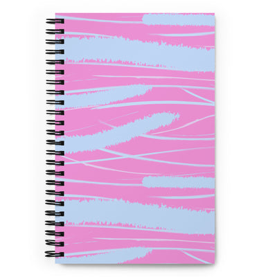 Spiral Notebook Pink/BlueA good notebook can help you with motivation to take more notes, write down ideas, or list future dreams. This custom wire-bound notebook will be a great daily compaSpiral Notebook Pink/Blue