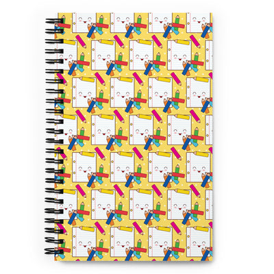 Spiral Notebook PaperA good notebook can help you with motivation to take more notes, write down ideas, or list future dreams. This custom wire-bound notebook will be a great daily compaSpiral Notebook Paper