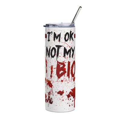 Blood Stainless Steel 20oz Skinny Tumbler