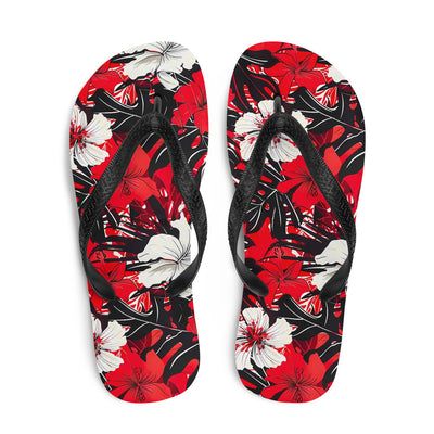 Flip-Flops Tropical Flowers 23Prepare for an adventurous and carefree summer with a pair of colorful slippers that are created just for you! The rubber sole is lined with a soft fabric to make suFlip-Flops Tropical Flowers 23