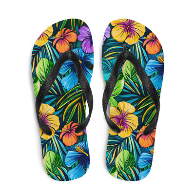 Flip-Flops Tropical Flowers 21Prepare for an adventurous and carefree summer with a pair of colorful slippers that are created just for you! The rubber sole is lined with a soft fabric to make suFlip-Flops Tropical Flowers 21