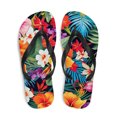 Flip-Flops Tropical Flowers 9Prepare for an adventurous and carefree summer with a pair of colorful slippers that are created just for you! The rubber sole is lined with a soft fabric to make suFlip-Flops Tropical Flowers 9