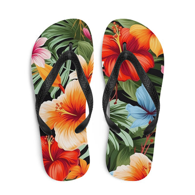 Flip-Flops Tropical Flowers 2Prepare for an adventurous and carefree summer with a pair of colorful slippers that are created just for you! The rubber sole is lined with a soft fabric to make suFlip-Flops Tropical Flowers 2
