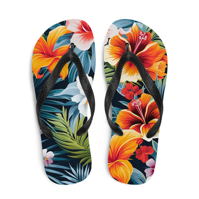 Flip-Flops Tropical Flowers 3Prepare for an adventurous and carefree summer with a pair of colorful slippers that are created just for you! The rubber sole is lined with a soft fabric to make suFlip-Flops Tropical Flowers 3