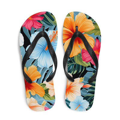 Flip-Flops Tropical Flowers 15Prepare for an adventurous and carefree summer with a pair of colorful slippers that are created just for you! The rubber sole is lined with a soft fabric to make suFlip-Flops Tropical Flowers 15