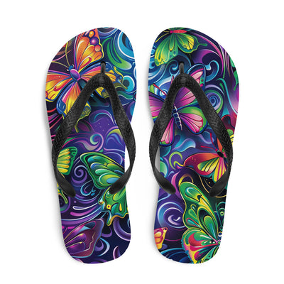 Flip-Flops Butterfly 6Prepare for an adventurous and carefree summer with a pair of colorful slippers that are created just for you! The rubber sole is lined with a soft fabric to make suFlip-Flops Butterfly 6