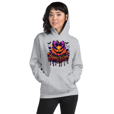 Women Hoodie Spooky SeasonEveryone needs a cozy go-to hoodie to curl up in, so go for one that's soft, smooth, and stylish. It's the perfect choice for cooler evenings!

• 50% pre-shrunk cottWomen Hoodie Spooky Season