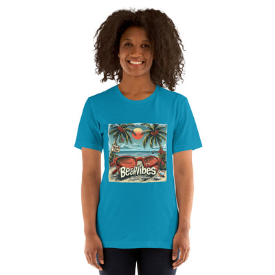Women's T-Shirt Beach VibesThis t-shirt is everything you've dreamed of and more. It feels soft and lightweight, with the right amount of stretch. It's comfortable and flattering for all. 

• -Shirt Beach Vibes