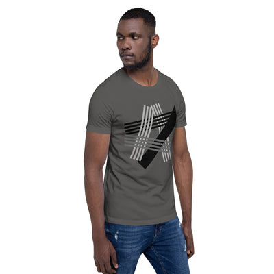 Men's T-Shirt Crossover LinesThis t-shirt is everything you've dreamed of and more. It feels soft and lightweight, with the right amount of stretch. It's comfortable and flattering for all. 

• -Shirt Crossover Lines