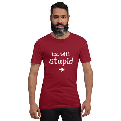 Men's T-Shirt I'm WithThis t-shirt is everything you've dreamed of and more. It feels soft and lightweight, with the right amount of stretch. It's comfortable and flattering for all. 

• Men'