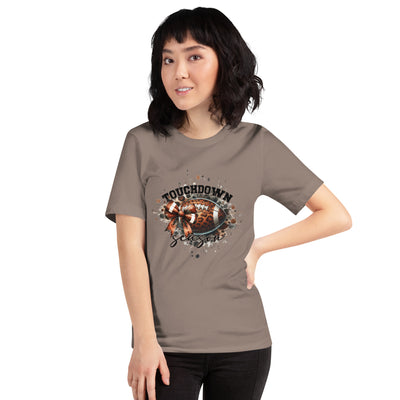 Women's T-Shirt Touchdown SeasonThis t-shirt is everything you've dreamed of and more. It feels soft and lightweight, with the right amount of stretch. It's comfortable and flattering for all. 

• -Shirt Touchdown Season