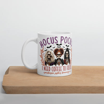 Focus White Glossy Mug