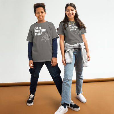Youth Classic Tee Do It For the PizzaInvesting in the youth classic tee means investing in a wardrobe staple that effortlessly combines quality, affordability, and versatility. Elevate your kids’ wardroYouth Classic Tee