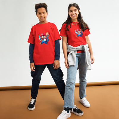 Youth Classic Tee Little MarioInvesting in the youth classic tee means investing in a wardrobe staple that effortlessly combines quality, affordability, and versatility. Elevate your kids’ wardroYouth Classic Tee